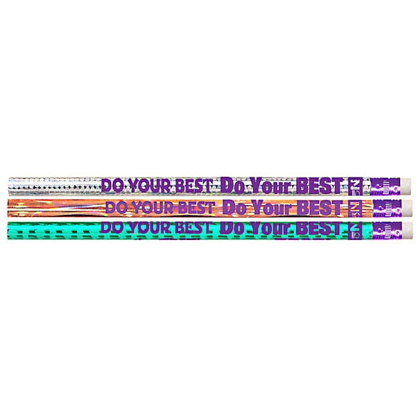 Musgrave Pencil Co Do Your Best On The Test Motivational Pencils, PK144, Recommended Age: 5+ Years 1536 - main